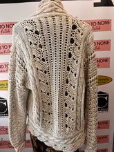 Charger l'image dans la galerie, Linen/Cotton Crochet Cardigan (Size M)
