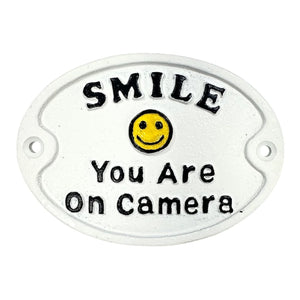 "Smile You're On Camera" Plaque