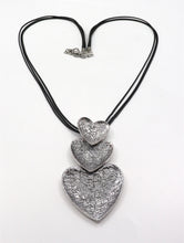 Load image into Gallery viewer, Triple Heart Long Necklace (Only 1 Left!)
