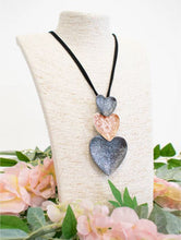 Charger l&#39;image dans la galerie, Mixed-Metal Heart Rope Necklace (2 Colours)

