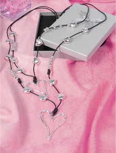 Multi-Heart Double-Strand Necklace