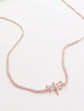 Cargar imagen en el visor de la galería, Rhinestone Necklace with Dragonfly (2 Colors)
