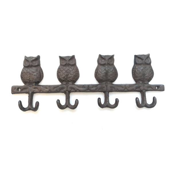Cast Iron Owl Hook
