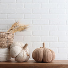 Charger l&#39;image dans la galerie, Knitted Natural Soft Pillowy Pumpkin
