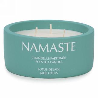 Namaste 3 Wick Candle - Jade Lotus