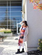 Load image into Gallery viewer, Colourful Plaid Blanket Scarf (Only 1 Left!)
