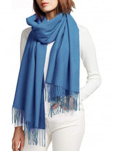 Load image into Gallery viewer, Cashmere-Feel Scarf with Tassels (4 Colours)
