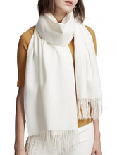 Load image into Gallery viewer, Cashmere-Feel Scarf with Tassels (4 Colours)
