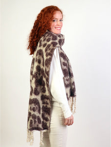 Reversible Leopard Print Blanket Scarf (Only 1 Left!)