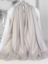 Load image into Gallery viewer, Solid Fringe Pashmina Scarf (3 Colours)
