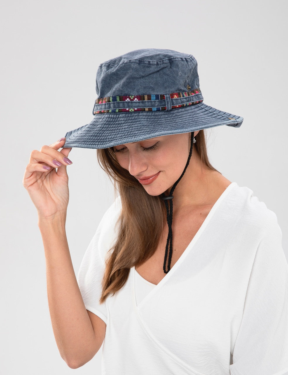 Washed Denim Sunhat (2 Colours)