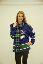 Load image into Gallery viewer, Official NHL-Licenced 100% Lambswool Tartan Scarf (29 Teams)(Pre-Orders Available)
