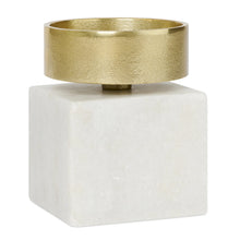 Charger l&#39;image dans la galerie, Gold &amp; Marble Candle Holder
