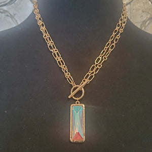 Iridescent Chain Necklace (Only 1 Gold Left!)