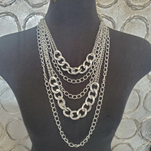 Load image into Gallery viewer, Layered Chains Necklace (2 Colours)
