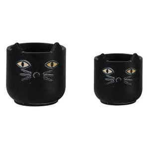 Black Cat Flower Pot (2 Sizes)