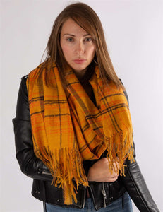 Yellow Plaid Scarf (Only 1 Left!)