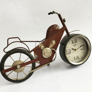 Motorcycle Table Clock