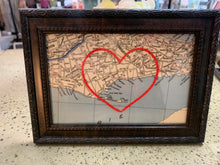 Load image into Gallery viewer, Norfolk Collection- Port Dover Framed Heart Map (3 Styles)
