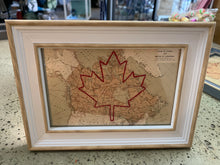 Load image into Gallery viewer, Norfolk Collection- Framed Canada Maple Leaf Map (3 Styles)
