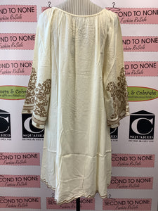 Cotton-Blend Embroidered Tunic/Dress (Only 2 Colours Left!)