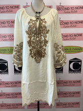 Load image into Gallery viewer, Cotton-Blend Embroidered Tunic/Dress (Only 2 Colours Left!)
