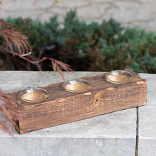 Cargar imagen en el visor de la galería, Wooden Tealight Holder
