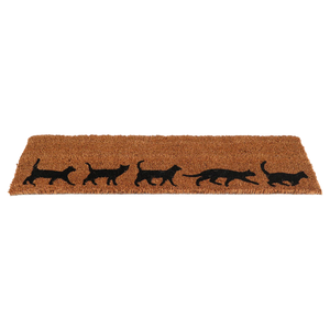 Black Cats Balcony/Apartment Doormat