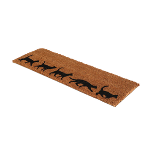 Black Cats Balcony/Apartment Doormat