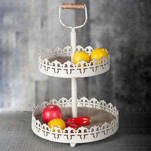 Two-Tier Tray with Handle