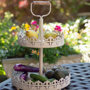 Two-Tier Tray with Handle