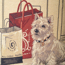 Load image into Gallery viewer, &quot;Shopping Dog&quot; Tapestry Pillow (Only 1 Left!)
