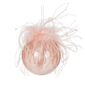 Boa Feather Ball Ornament (Only 2 Left!)