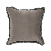 Load image into Gallery viewer, Velvet Pillow with Fringe (Only 4 Colours Left!)
