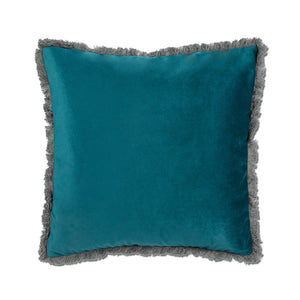 Velvet Pillow with Fringe (Only 4 Colours Left!)