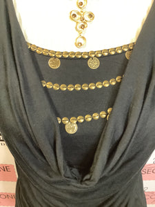 Coin Embellished Tank (Size XS)