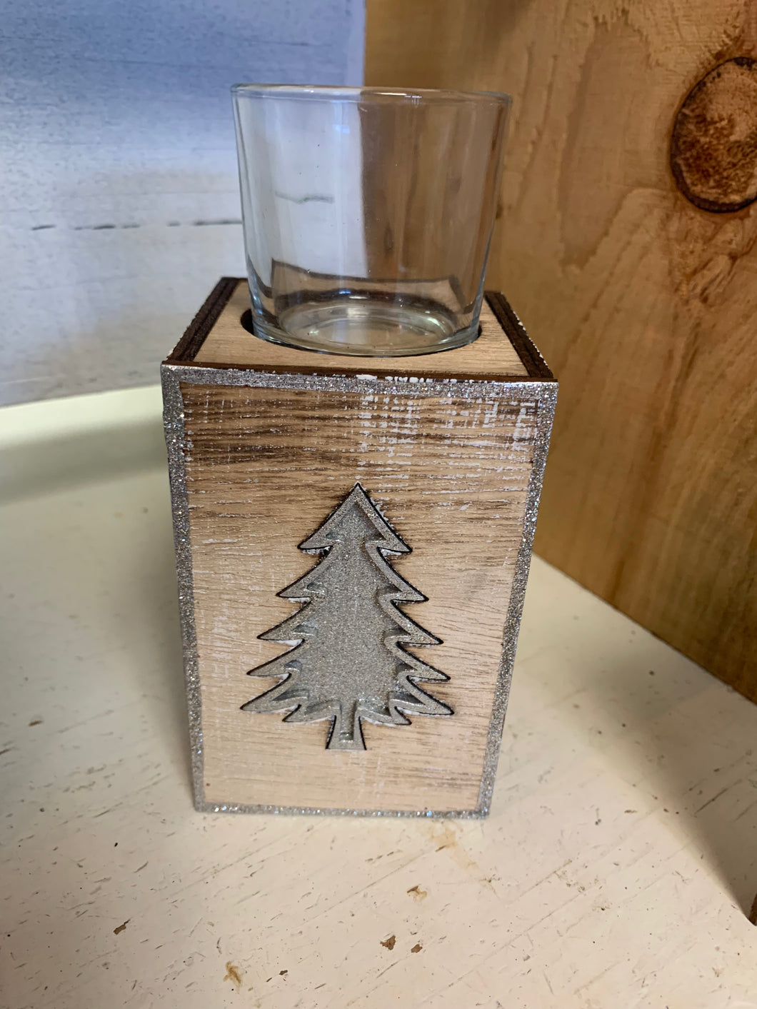 Wooden Tealight Holders (2 Styles)