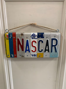 "NASCAR" Licence Plate Signs