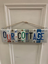 Load image into Gallery viewer, &quot;OUR COTTAGE&quot; Licence Plate Sign
