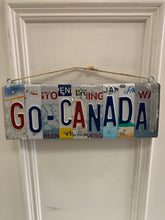 Load image into Gallery viewer, &quot;GO CANADA&quot; Licence Plate Sign
