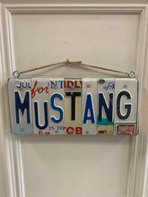 Load image into Gallery viewer, &quot;MUSTANG&quot; Licence Plate Sign
