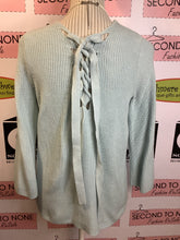 Load image into Gallery viewer, Tie Back Cotton Sweater (Size S)
