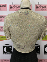 Load image into Gallery viewer, Sequin Lace Shrug (Size MP)
