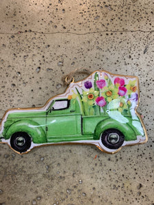 Flower Truck Ornaments (Only 1 Left!)