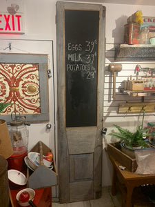 Tall Antique Door Chalkboard