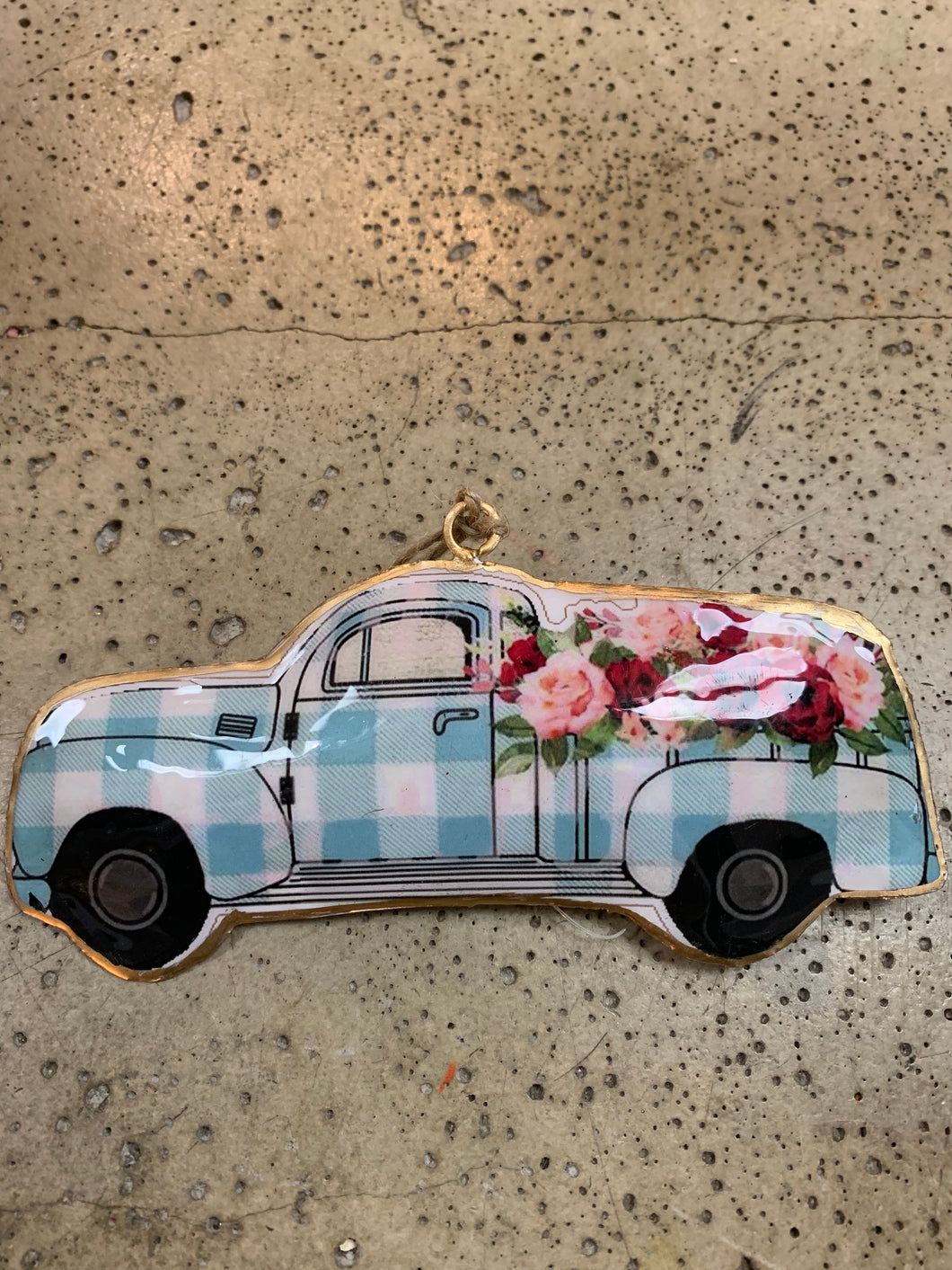 Flower Truck Ornaments (Only 1 Left!)