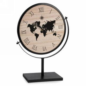 World Map Table Clock (Only 1 Left!)