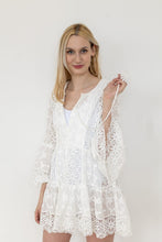 Load image into Gallery viewer, Crochet Floral Baby Doll Tunic (Only Black Left!)
