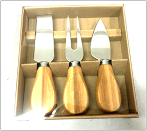 Bamboo Cheese Knife Set (Restocked!)