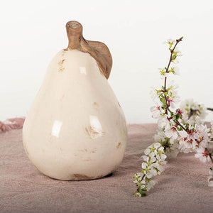 White Ceramic Pear (Only 1 Left!)